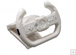 Wii STEERING WHEEL RACING BOOSTER (WHITE)(NEW)