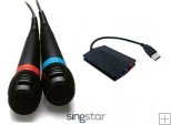 Singstar Microphones and USB Adaptor PS2 / PS3 (NEW) Singstar Microphones and USB Adaptor PS2 / PS3 (NEW)